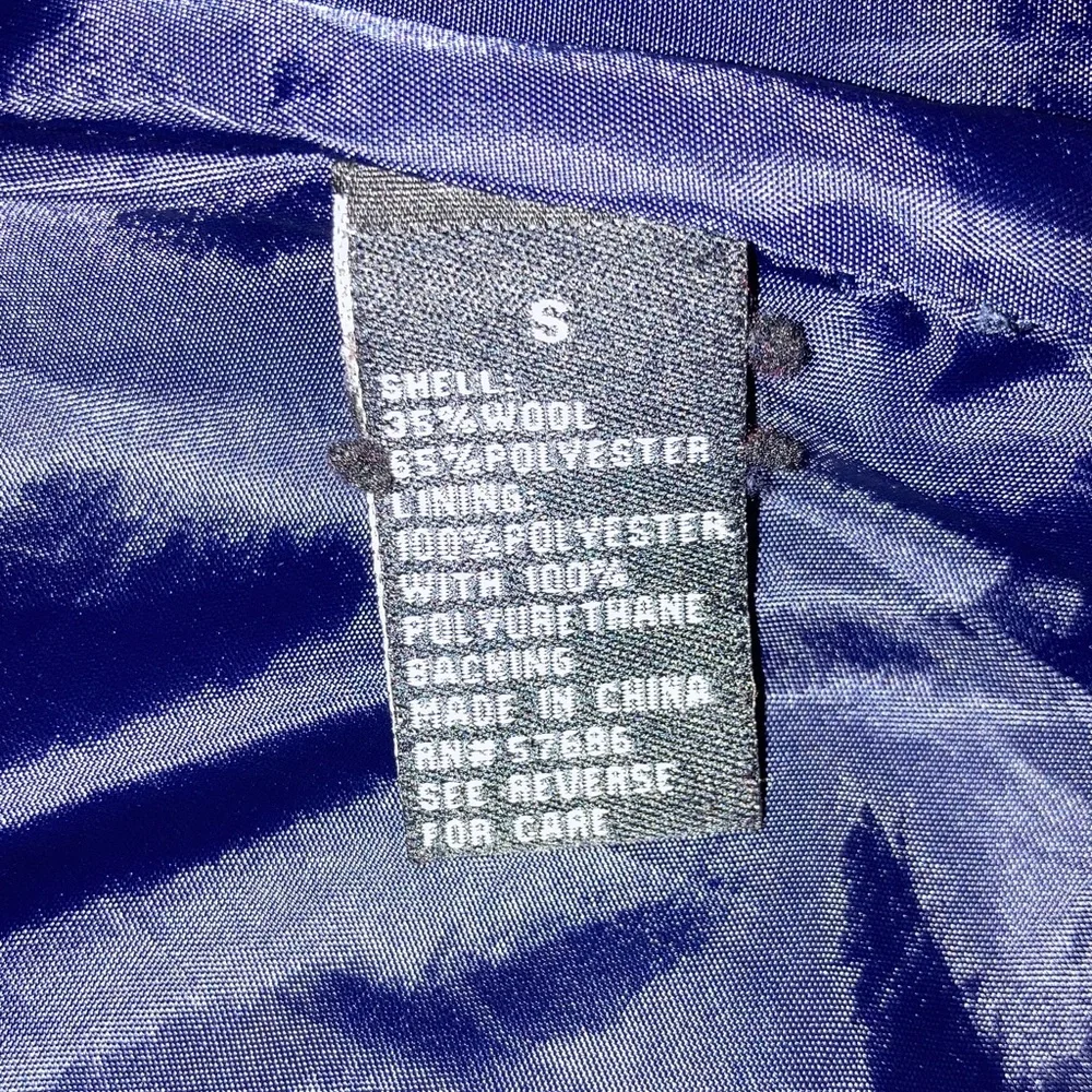 Women’s Outer Edge Navy Blue Pea Coat Jacket - Picture 6 of 8